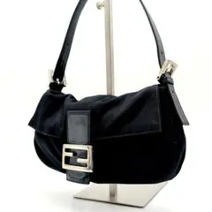 FENDI マンマバケット ショルダーバッグ アクセサリーポーチ ブラック