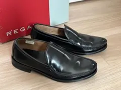 【美品】REGAL ブラック レザー ローファー スリッポン 24.5cm