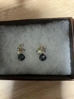 agete k10ゴールド 天然石チャーム