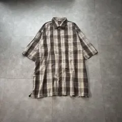 新品同様✨ドゥロワー メランジチェック ショートスリーブシャツ