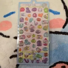 【夜光】ボンボンドロップシール 3D立体シール シート1枚