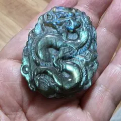ミャンマー 本翡翠 A貨 龍 鑑定書付き ドラゴン - メルカリ