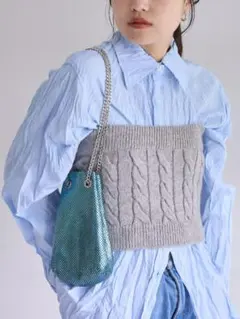 【新品】CIAOPANIC TYPY メタルメッシュ チェーンショルダーバッグのサムネイル
