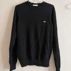 LACOSTE クルーネック ニット ブラック
