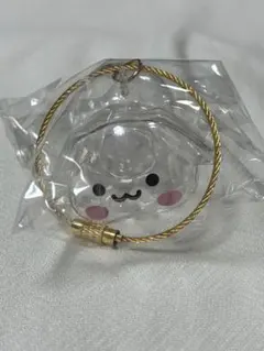 新品未使用】うさぎのタイムカプセル キナコ ガチャガチャ 金ワイヤー付き