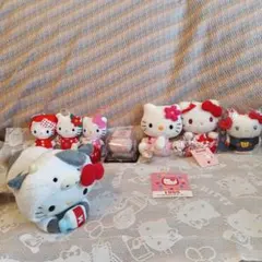 ハローキティ ぬいぐるみ 着ぐるみ マスコット おまとめ