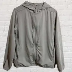 ユニクロ 長袖 エアリズム UVカット メッシュ パーカー ドライ機能 古着