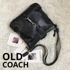 COACH オールドコーチ ブラック ジャッキー 2way ボディバッグ 革 