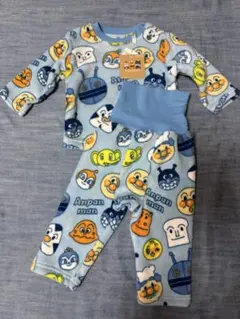 アンパンマン パジャマ 冬 80 ブルー