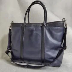 コーチ メトロポリタン トートバッグ ビジネスバッグ レザー ブラック