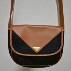 イヴサンローラン YSL レザー PVC ヴィンテージ 斜め掛けショルダーバッグ