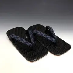 新品未使用品‼️メンズ メッシュ風 雪駄 浴衣にも！ LLサイズ対応可能‼️黒