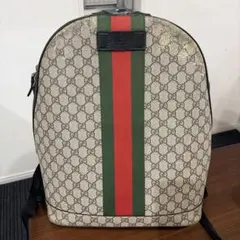 GUCCI GGスプリーム シェリーライン バックパック リュック