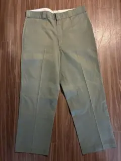 Dickies874 チビタグ オリーブ USA製 実寸W37×L28