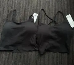 新品未使用　GU ブラフィール　2WAY クロップドキャミソール　2枚セット