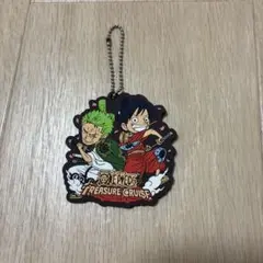 ONE PIECE トレジャークルーズ ラバーキーホルダー ルフィ ゾロ