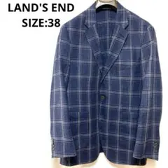 LAND'S END ランズエンド テーラードジャケット サマージャケット 38のサムネイル