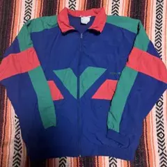 80s〜90s adidas トレフォイル ナイロンジャケット マルチカラー