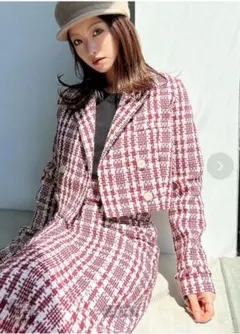 【最終値下げ❗️】 RESEXXY ツイードセットアップ