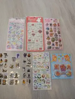 まとめ売りディズニーベイマックスキャラクターシールセット 8枚入り水入シール