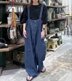 ニコアンド てぃら デニムサロペット