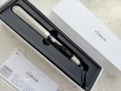 YAMAN ストレートヘアアイロン シルバー/ブラック　ヤーマン