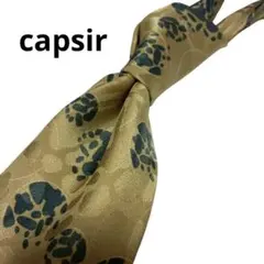 capsir 花柄 ベージュ ネクタイ