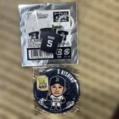オリックス 夏の陣2026 ユニフォーム柄めじるしチャーム西野選手おまけ付き