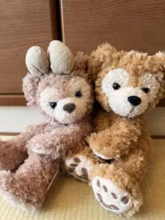 ダッフィー シェリーメイ ポシェット セット ディズニー ぬいぐるみバッグ 美品