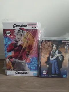 【鬼滅の刃】獪岳 鬼ノ装 フィギュア ＆ 童磨 グランディスタ