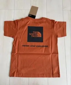 新品タグ付★ノースフェイス★バックスクエアロゴＴシャツ★１３０サイズ★キッズ