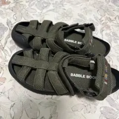 新品未使用　試着のみ　BABBLE BOON サンダル 19 オリーブキムラタンのサムネイル