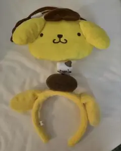 ポムポムプリンカチューシャ とポーチセット