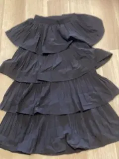 ぽ*迎様 SPRAY PREMIUM 黒 フレアスカート