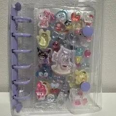 あや様専用→パープルシール帳　A7完成品（リフィル4枚）のセットです