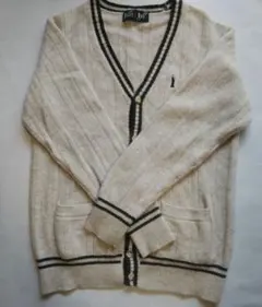 EASTBOYニットカーディガン　毛100%　ベージュ11号