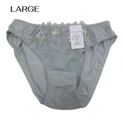 ショーツ L 花柄刺繍