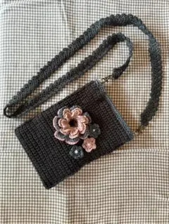 手編み ポシェット