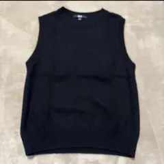 UNIQLOカシミアクルーネックショートセーター(ノースリーブ)