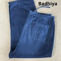 Badhiya バディーヤ デニムタックパンツ イージーパンツ ワイドパンツ