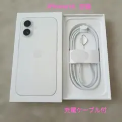 Apple iPhone 16 空箱 USB-C 充電ケーブル付