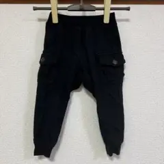 BREEZE ブリーズ　黒　ズボン　ロゴ入り　ボタン　　　サイズ100 男児