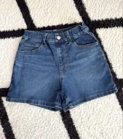 ユニクロ　キッズ　UNIQLO KIDS ショートデニムパンツ　130