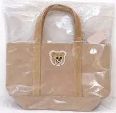 フェイラー オールドテディ ワッペントートバッグ ベージュLサイズ(小)