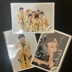 道枝駿佑なにわ男子公式写真3枚セット