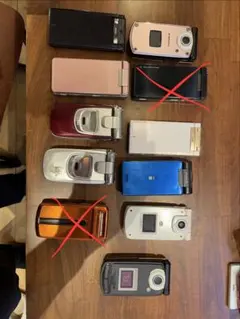 □ガラケー【ジャンク】携帯電話本体 19台セット アンテナ付き