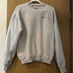 JERZEES 背面プリントスウェット グレー M ヴィンテージ