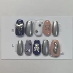 【 現品販売 】ネイルチップ 個性派　ギャル　y2k モード