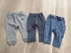 ベビー　ボトムス　3点セット　長ズボン　薄手　春　80センチ