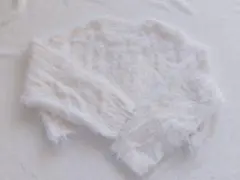 SHEIN シャギーニット ホワイト Sサイズ